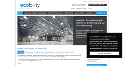 Desktop Screenshot of ecobility.com